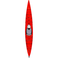 Delta Kayaks Cherry Red Delta Kayaks 14 with Rudder Delta Kayaks 14 with Rudder - Ottawa Valley Air Paddle