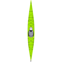 Delta Kayaks Lime Green Delta Kayaks 16 with Rudder Delta Kayaks 16 with Rudder - Ottawa Valley Air Paddle