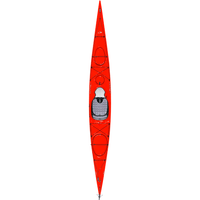 Delta Kayaks Cherry Red Delta Kayaks 16 with Rudder Delta Kayaks 16 with Rudder - Ottawa Valley Air Paddle