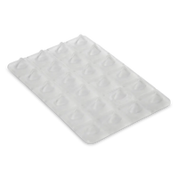 Crab Grab Shark Teeth snowboard stomp pad - Clear
