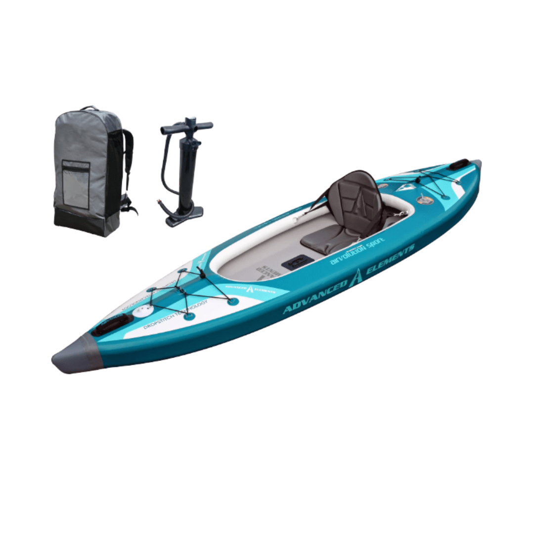 Advanced Elements Blue/White AirVolution™ Sport Recreational Kayak with Pump AirVolution™ Sport Recreational Kayak with Pump - Ottawa Valley Air