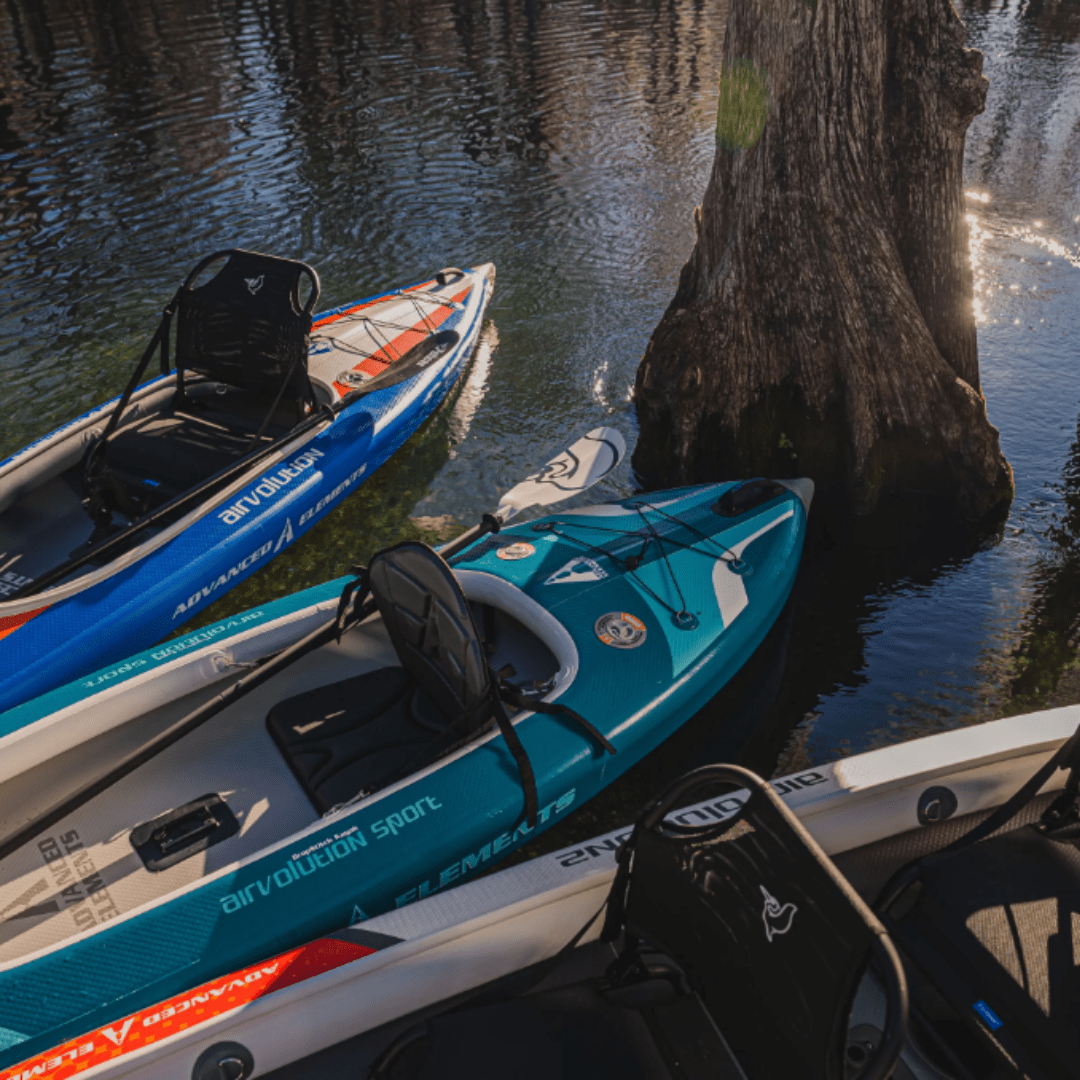 Advanced Elements Blue/White AirVolution™ Sport Recreational Kayak with Pump AirVolution™ Sport Recreational Kayak with Pump - Ottawa Valley Air