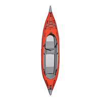 Advanced Elements Red AdvancedFrame® Convertible Elite Kayak with Pump AdvancedFrame® Convertible Elite Kayak with Pump - Ottawa Valley