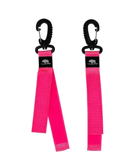 Atoll Hot Pink Atoll Paddle Board Hook and Loop Paddle Straps (Set of 2)