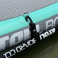 Atoll Hot Pink Atoll Paddle Board Hook and Loop Paddle Straps (Set of 2)