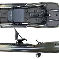Bonafide Camo / Pedal Drive Bonafide XTR140P Bonafide XTR140P 14-Foot Fishing Kayak Without X-Range Pedal Drive -