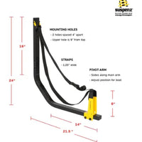 Bonafide Suspenz Deluxe Rack Suspenz All-Terrain Super Duty Airless Cart - Ottawa Valley Air Paddle