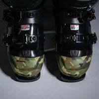 Bootcap 2.5 in Woodland Camo - pair front view