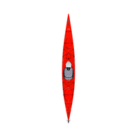 Delta Kayaks Cherry Red Delta Kayaks 15S with Rudder Delta Kayaks 15S with Rudder - Ottawa Valley Air Paddle