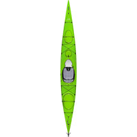 Delta Kayaks Lime Green Delta Kayaks 15S with Rudder Delta Kayaks 15S with Rudder - Ottawa Valley Air Paddle
