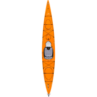 Delta Kayaks Sunset Orange Delta Kayaks 14 with Skeg Delta Kayaks 14 with Skeg - Ottawa Valley Air Paddle