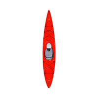 Delta Kayaks Cherry Red Delta Kayaks 12S Delta Kayaks 12S - Ottawa Valley Air Paddle
