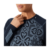 Helly Hansen Helly Hansen Women’s LIFA® Merino Midweight Graphic Long-Sleeve Crew Base Layer Helly Hansen Women’s LIFA® Merino Midweight Graphic Long-Sleeve Crew