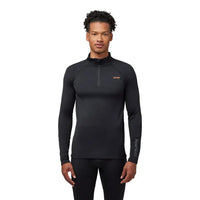 Kombi RedHEAT EXTREME Zip Top Base Layer Men, Black