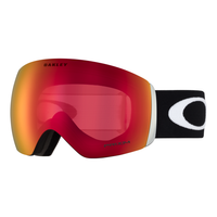 Oakley Flight Deck L Unisex Goggles 2027 in Matte Black | Prizm Snow Torch Iridium - front three-quarter view