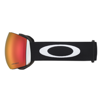 Oakley Flight Deck L Unisex Goggles 2027 in Matte Black | Prizm Snow Torch Iridium - side view