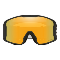 Oakley Line Miner L Unisex Goggles 2027 in Matte Black | Prizm 24K Iridium - front view