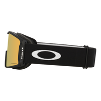 Oakley Line Miner L Unisex Goggles 2027 in Matte Black | Prizm 24K Iridium - side view