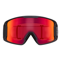 Oakley Line Miner L Unisex Goggles 2027 in Matte Black | Prizm Snow Torch Iridium - front view