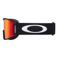 Oakley Line Miner L Unisex Goggles 2027 in Matte Black | Prizm Snow Torch Iridium - side view