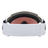 Oakley Line Miner L Unisex Goggles 2027 in Matte White | Prizm Snow Rose Gold Iridium - back view
