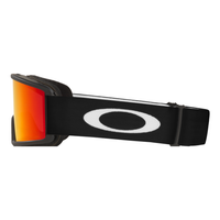 Oakley Target Line M Unisex Goggles 2027 in Matte Black | Fire Iridium - side view