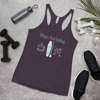 Ottawa Valley Air Paddle Vintage Purple / S Plan For Today - Women's Racerback Tank Plan For Today - Women's Racerback Tank - Ottawa Valley Air Paddle