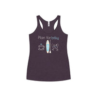 Ottawa Valley Air Paddle Vintage Purple / S Plan For Today - Women's Racerback Tank Plan For Today - Women's Racerback Tank - Ottawa Valley Air Paddle