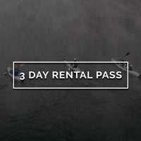 OVAP 3-Day Pass Kayak and Paddleboard Adventure Rental Pass / SUP Rental Pass