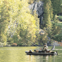 Pelican Outback/Light Khaki Pelican Catch 110HDII Fishing Kayak Pelican Catch 110HDII Fishing Kayak - Ottawa Valley Air Paddle
