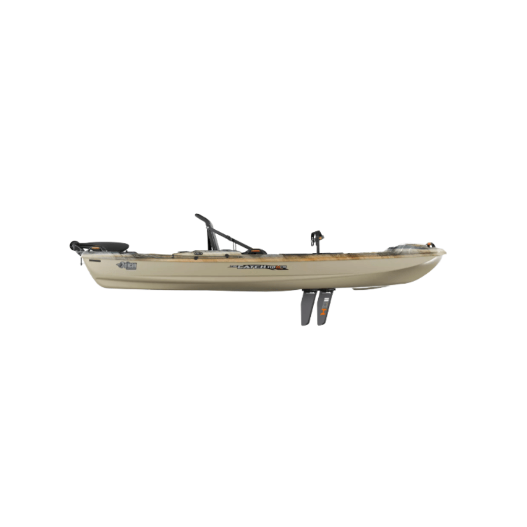 Pelican Outback/Light Khaki Pelican Catch 110HDII Fishing Kayak Pelican Catch Mode 110 TR - Ottawa Valley Air Paddle