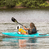 Pelican Dark Indigo Pelican Symbiosa Adjustable Kayak Paddle 240cm - 250cm Pelican Symbiosa Adjustable Kayak Paddle 240cm - 250cm - Ottawa Valley Air Paddle