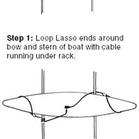 Perception Security Cable Lock for Sit-on-Top Kayaks 55"