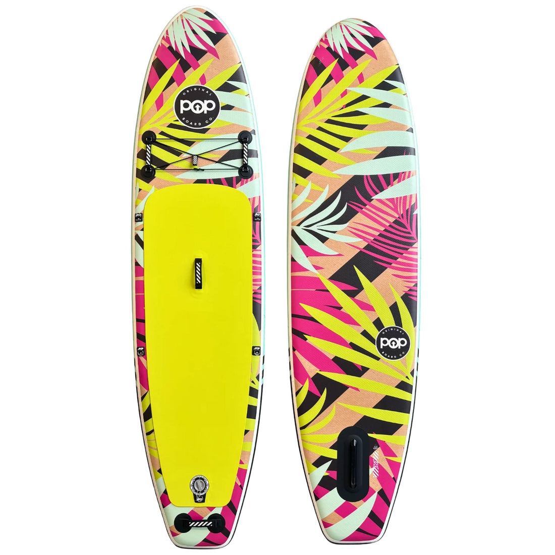 POP Board Co. Pop Boards 10'6 Royal Hawaiian - Palm POP Board Co. Royal Hawaiian - Mint & Black  - Best Inflatable Paddle Board