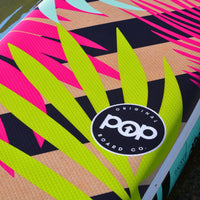 POP Board Co. Pop Boards 10'6 Royal Hawaiian - Palm POP Board Co. Royal Hawaiian - Mint & Black - Best Inflatable Paddle Board