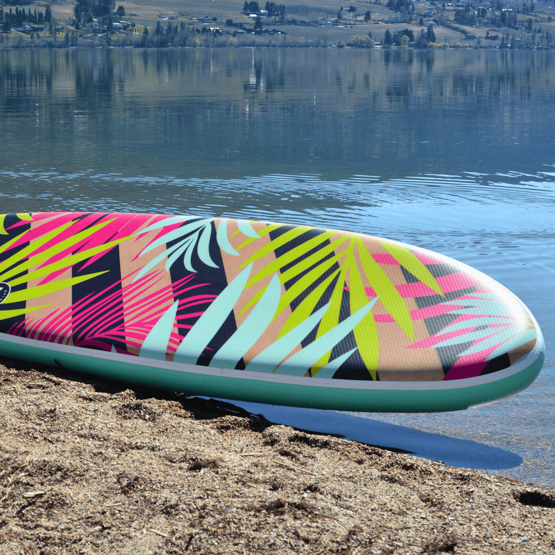 POP Board Co. Pop Boards 10'6 Royal Hawaiian - Palm POP Board Co. Royal Hawaiian - Mint & Black  - Best Inflatable Paddle Board