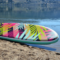 POP Board Co. Pop Boards 10'6 Royal Hawaiian - Palm POP Board Co. Royal Hawaiian - Mint & Black - Best Inflatable Paddle Board