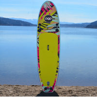 POP Board Co. Pop Boards 10'6 Royal Hawaiian - Palm POP Board Co. Royal Hawaiian - Mint & Black - Best Inflatable Paddle Board