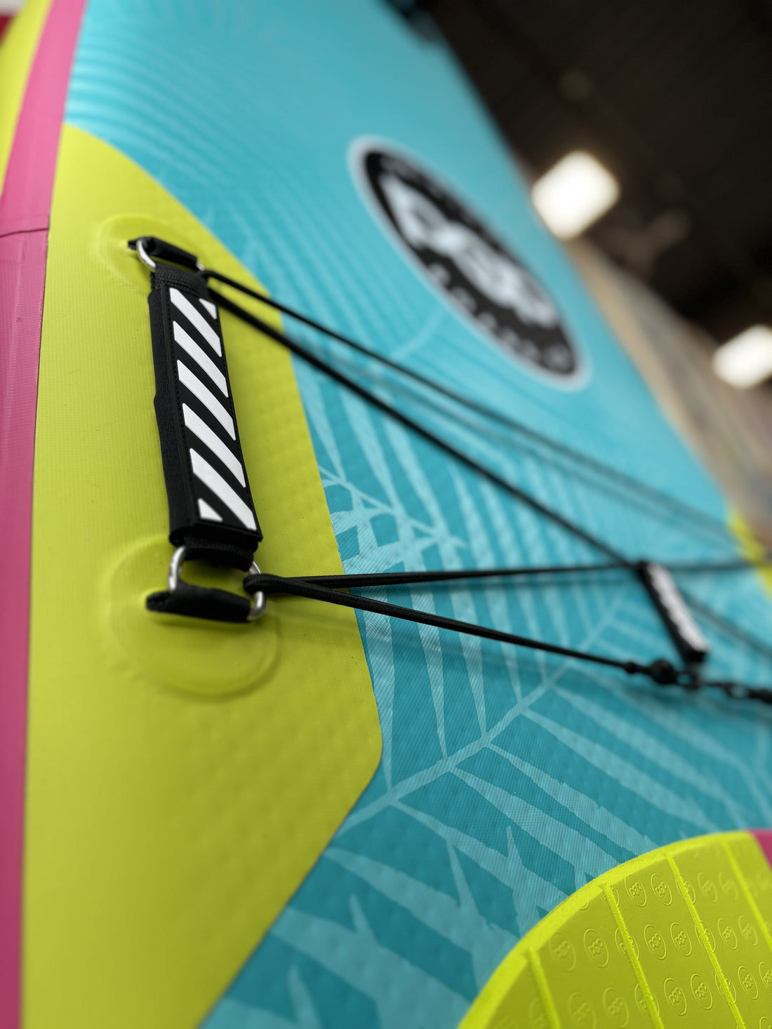 POP Board Co. Pop Boards 11'0" Yacht Hopper - Neon POP Board Co. - Yacht Hopper Turquoise Yellow - Best Inflatable Paddle Board
