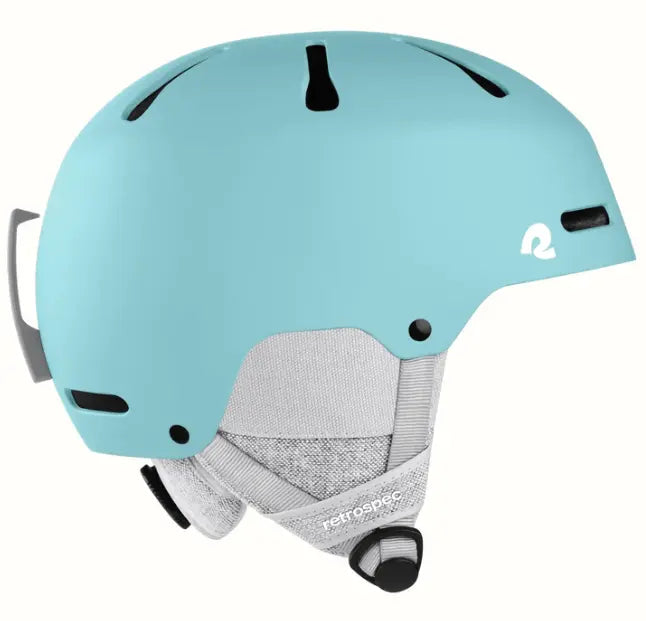 Retrospec Matte Blue Ridge / Small: 52-55cm Retrospec Comstock Ski & Snowboard Helmet