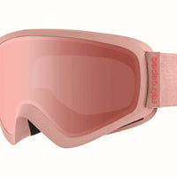 Retrospec Matte Blush and Ruby Retrospec Dipper Kids' Ski & Snowboard Goggles