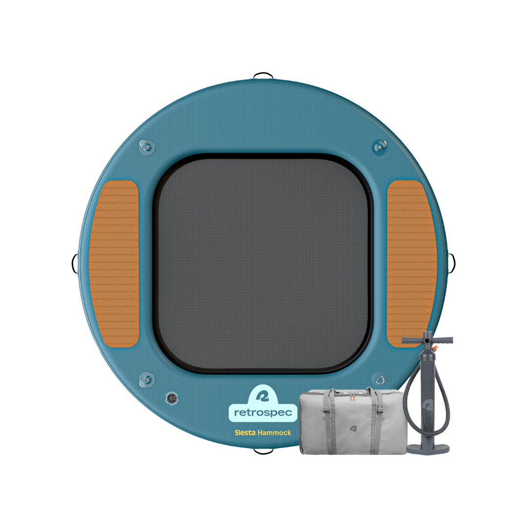 Retrospec Atlantic Blue Retrospec Siesta Hammock Inflatable Water Platform - Circle 8' Retrospec Weekender 10' Inflatable Stand Up Paddleboard (SUP) - Ottawa
