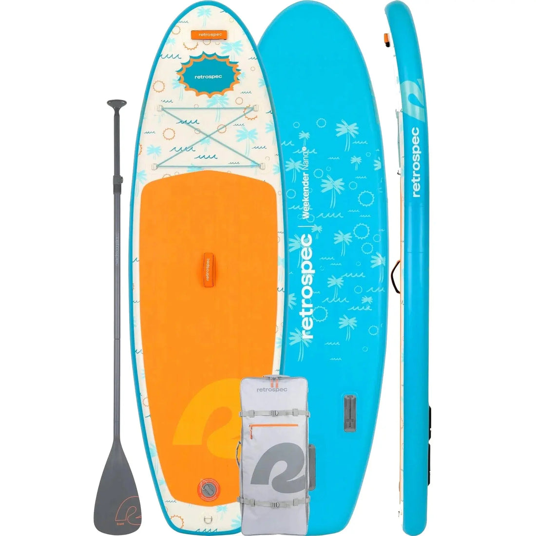 Retrospec Weekender Nano 2 8' Youth Inflatable Stand Up Paddleboard (SUP) Weekender-Nano 8' Youth Inflatable Stand Up Paddleboard