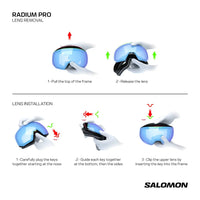 Salomon Salomon Radium Pro S Sigma Unisex Goggles Salomon Radium Pro S Sigma Goggles | Ottawa Valley Air Paddle