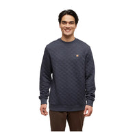 Tentree Midnight Blue Heather / S Tentree Men's Quilted Reynard Crew Tentree Men's Quilted Reynard Crew - Ottawa Valley Air Paddle