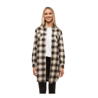 Tentree Warm Oak/Shadow Plaid / XS Tentree Women's Hayden Dress Tentree Women's Hayden Dress - Ottawa Valley Air Paddle
