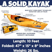 Tucktec 10' Tucktec Folding Kayak 10' Tucktec Folding Kayak - Ottawa Valley Air Paddle