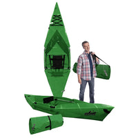 Tucktec Green Tucktec 10' Folding Kayak 10' Tucktec Folding Kayak - Ottawa Valley Air Paddle
