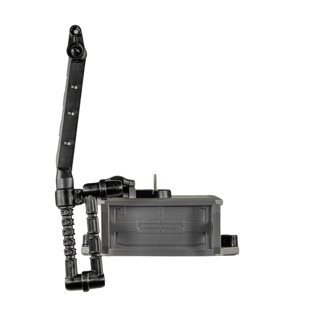 YakAttack YakAttack CellBlok Battery Box in Battleship Grey and SwitchBlade Transducer Arm Combo YakAttack TowNStow Scupper Kayak Cart - Ottawa Valley Air Paddle