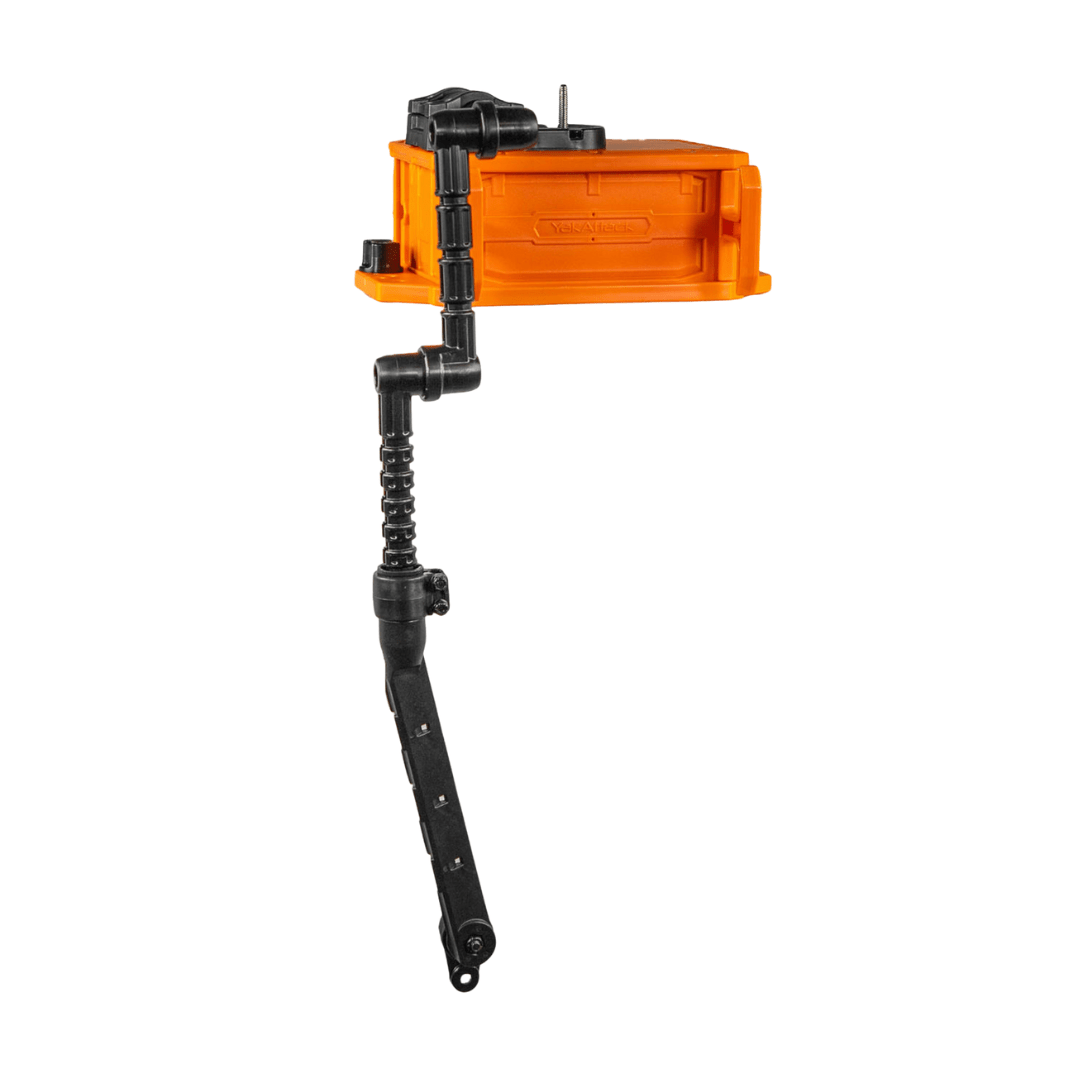 YakAttack YakAttack CellBlok Battery Box in Orange and SwitchBlade Transducer Arm Combo YakAttack TowNStow Scupper Kayak Cart - Ottawa Valley Air Paddle